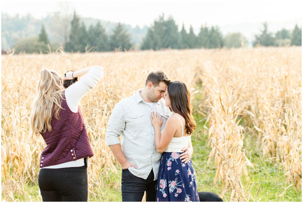 Duvall engagement session behind the scenes